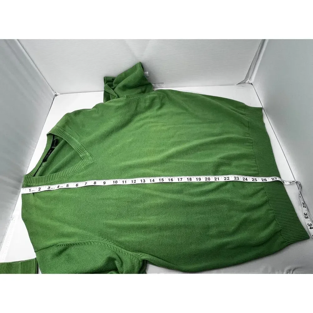 Bobby Jones Men's Green Pima Cotton Pullover Size Unknown Pre-Owned with Fading